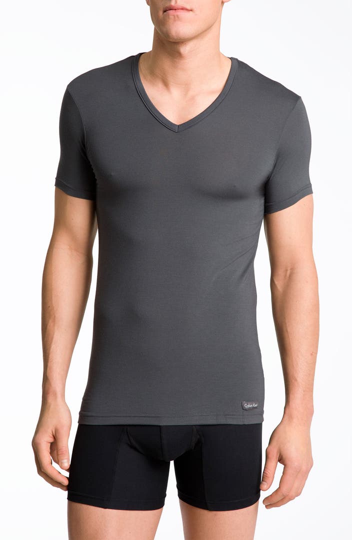 Calvin Klein 'U5563' V-Neck Micromodal T-Shirt | Nordstrom