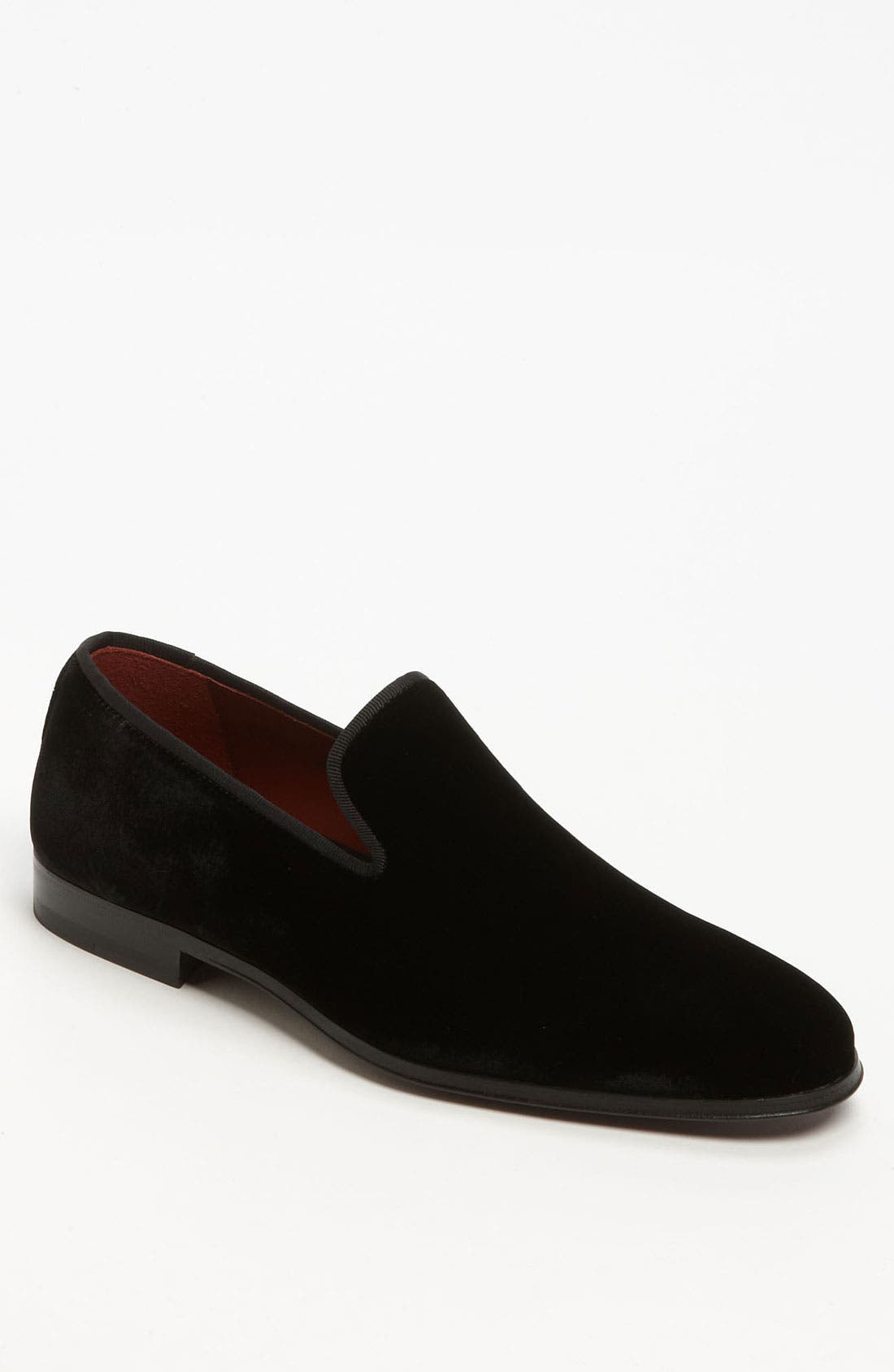 magnanni blue suede loafers