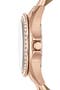 Fossil 'Riley' Crystal Bezel Leather Strap Watch, 38mm | Nordstrom