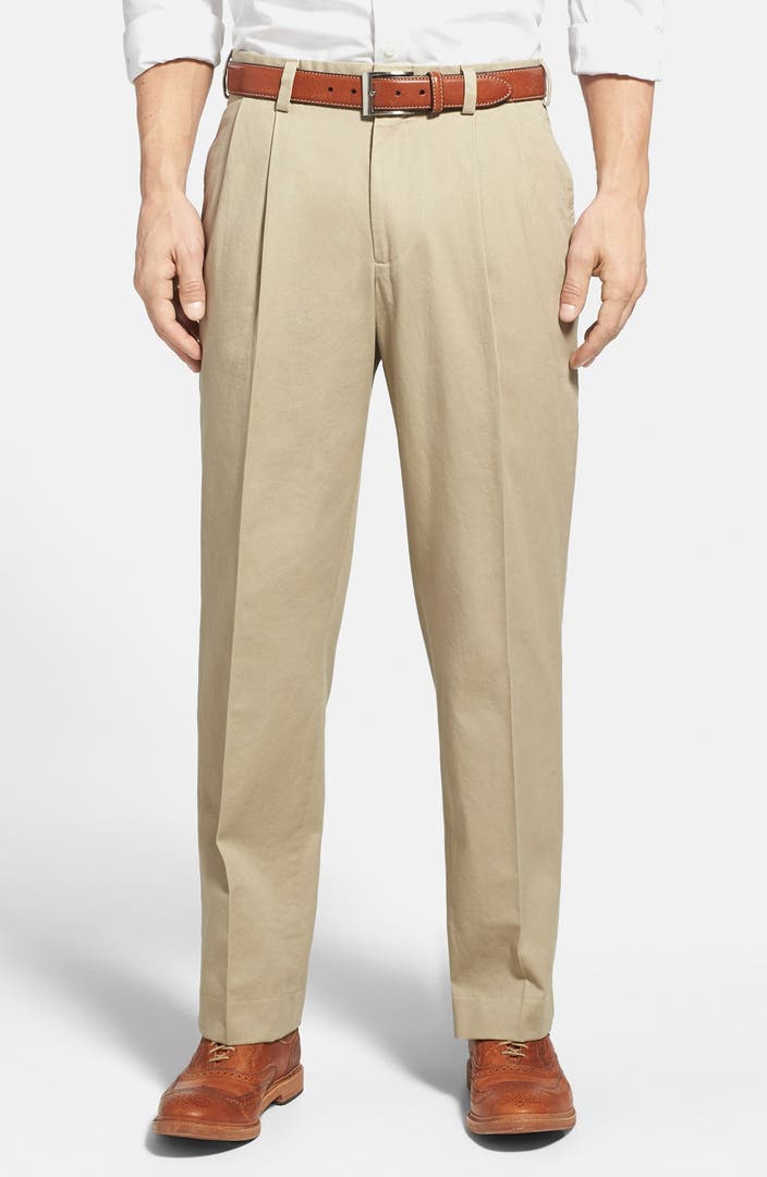 Bills Khakis 'M2' Standard Fit Pleated Vintage Twill Pants | Nordstrom