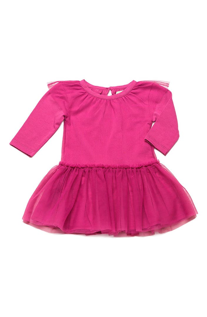 Monica + Andy Little Belle Tulle Skirt Dress (Baby Girls) | Nordstrom