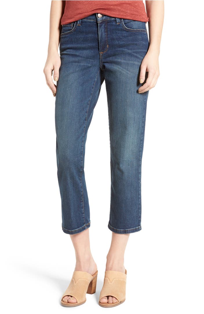 NYDJ Marilyn Relaxed Stretch Capri Jeans (Oak Hill) | Nordstrom