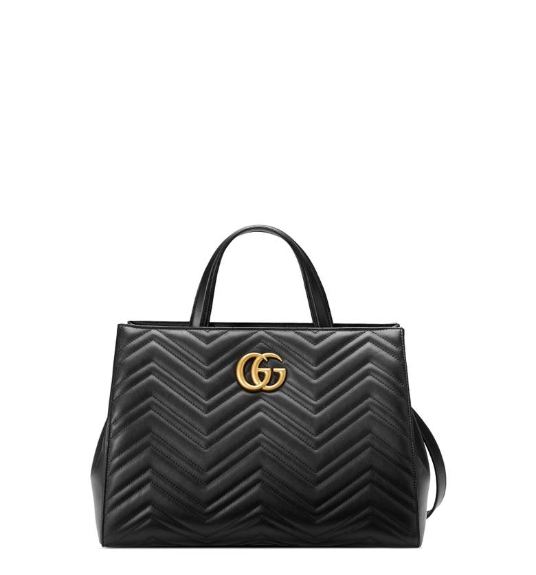 Gucci GG Marmont Medium Matelassé Leather Top Handle Shoulder Bag | Nordstrom