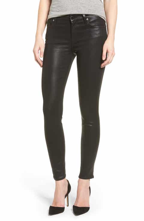 Black Coated Skinny Jeans for Women | Nordstrom | Nordstrom