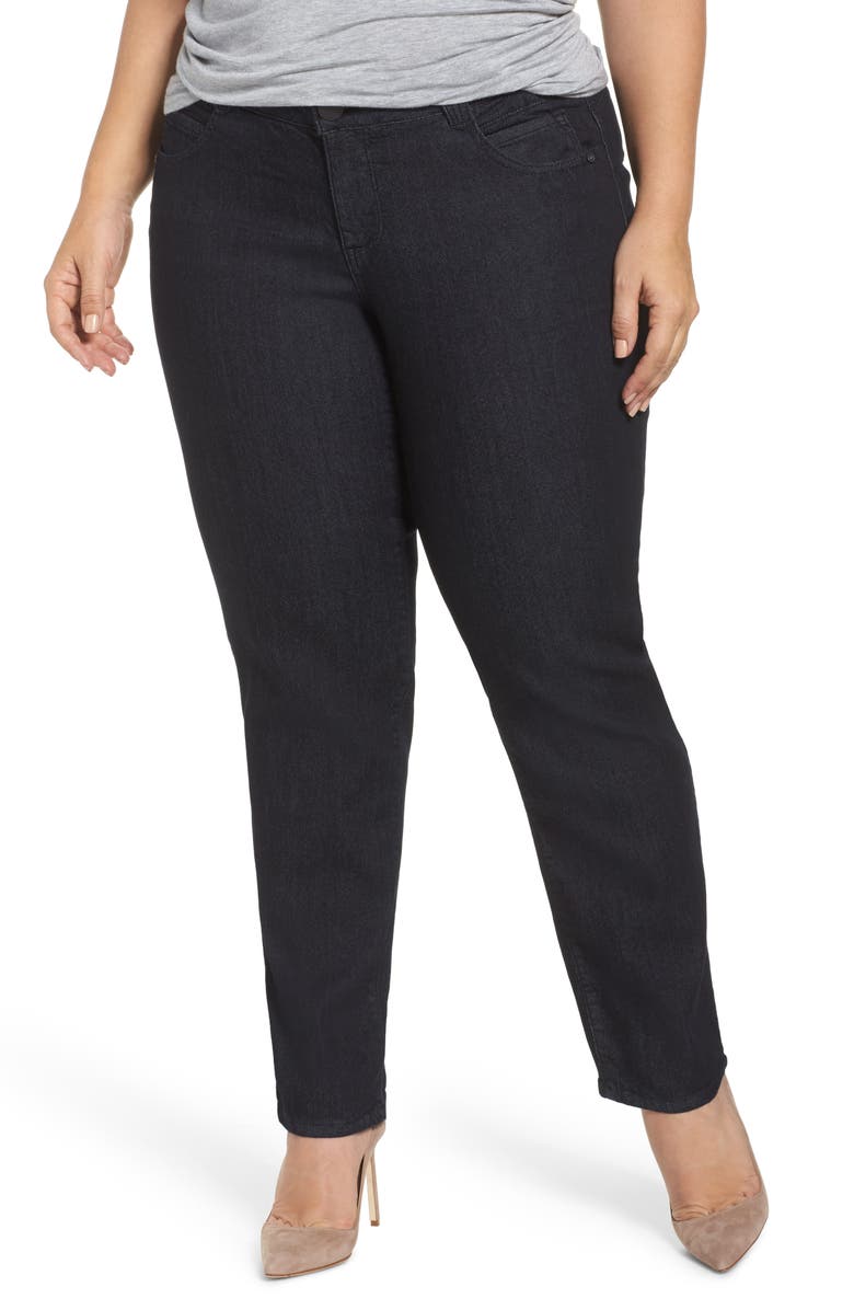 Democracy Ab-Solution Stretch Straight Leg Jeans (Plus Size) | Nordstrom