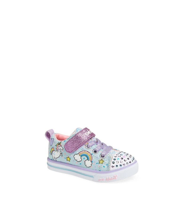 SKECHERS Twinkle Toes Unicorn Light-Up Sneaker (Walker, Toddler ...
