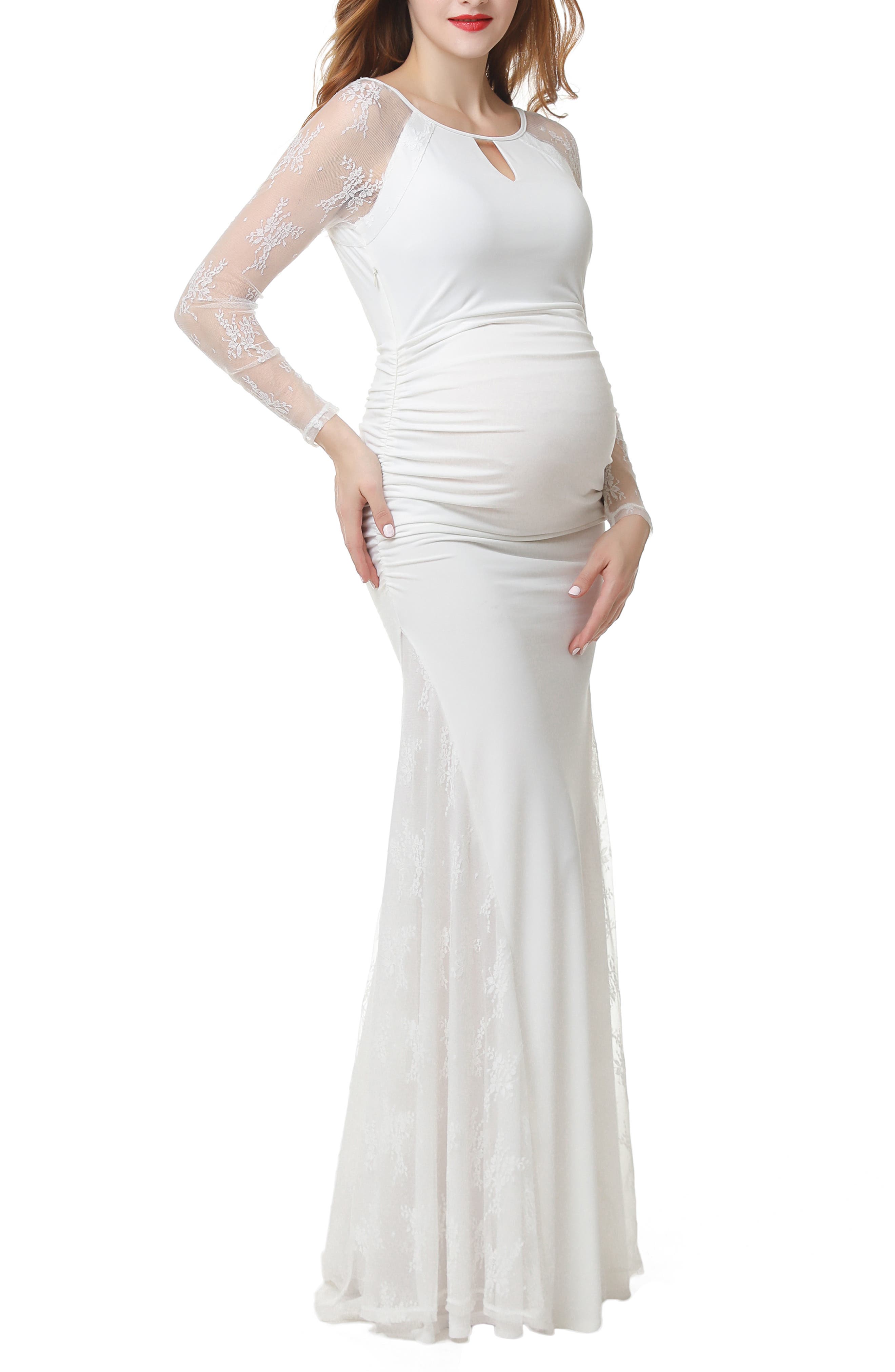 nordstrom maternity wedding dress