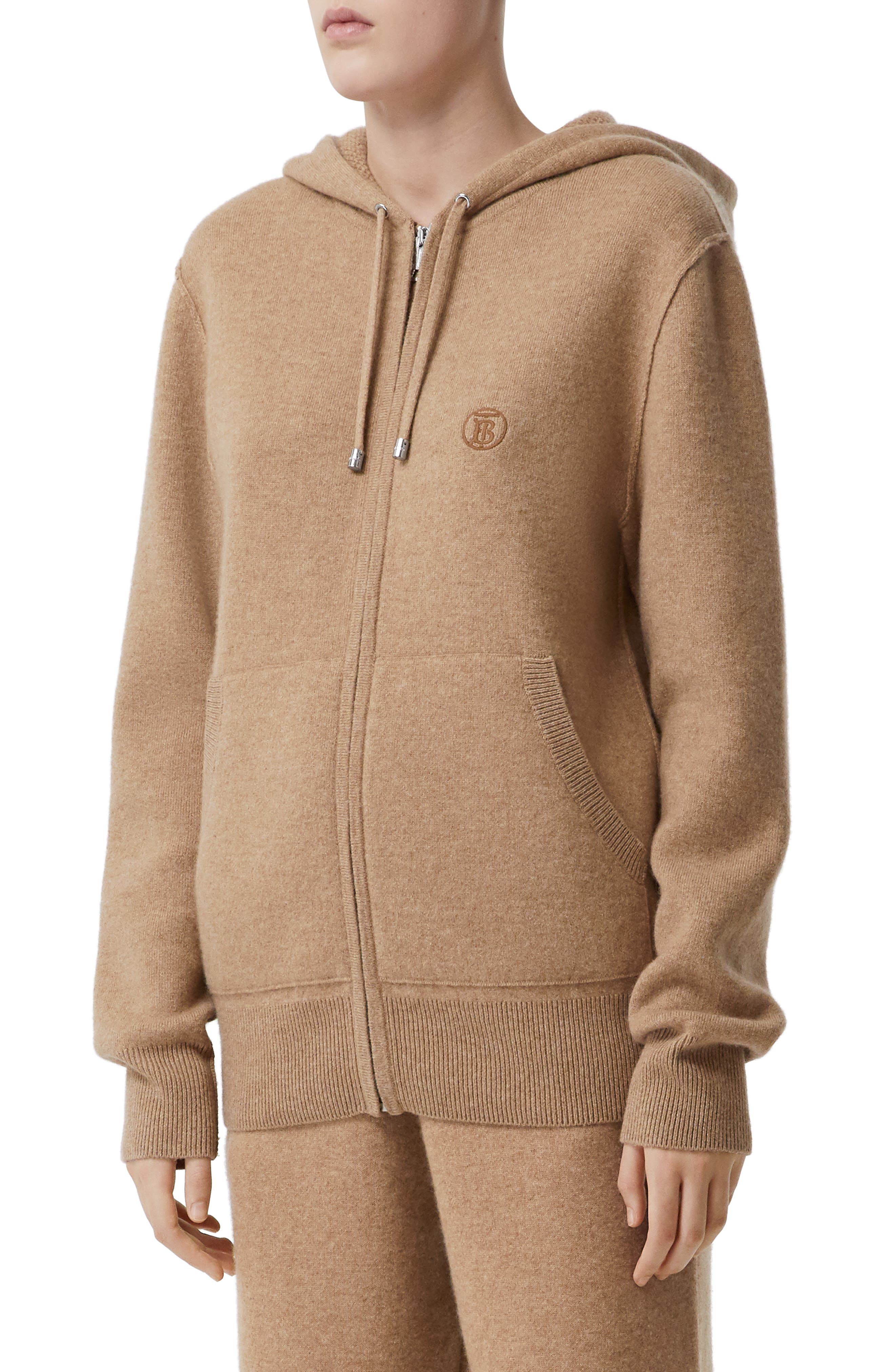 burberry hoodie womens brown