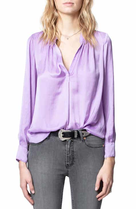 purple blouse | Nordstrom