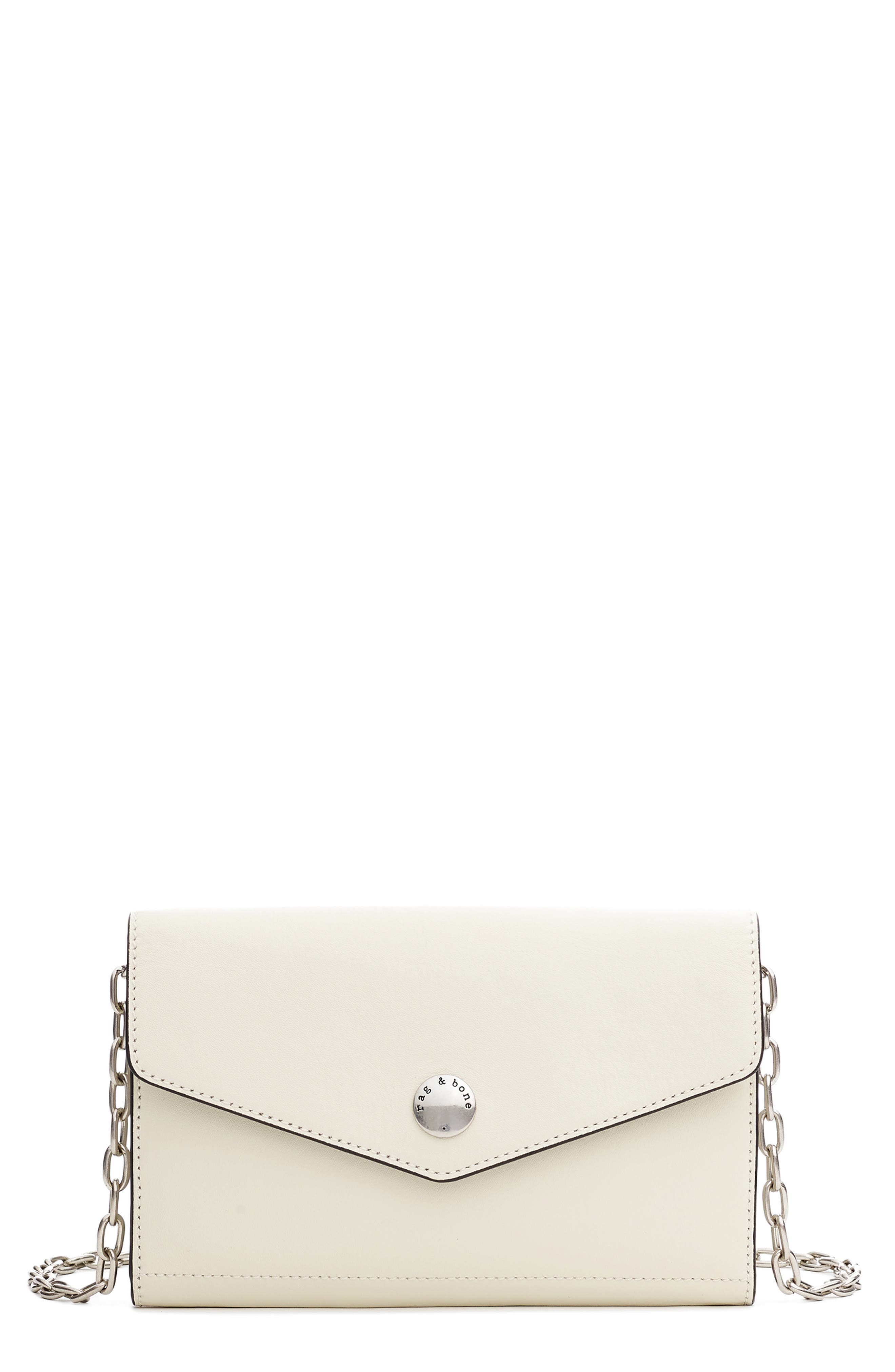 white crossbody purse