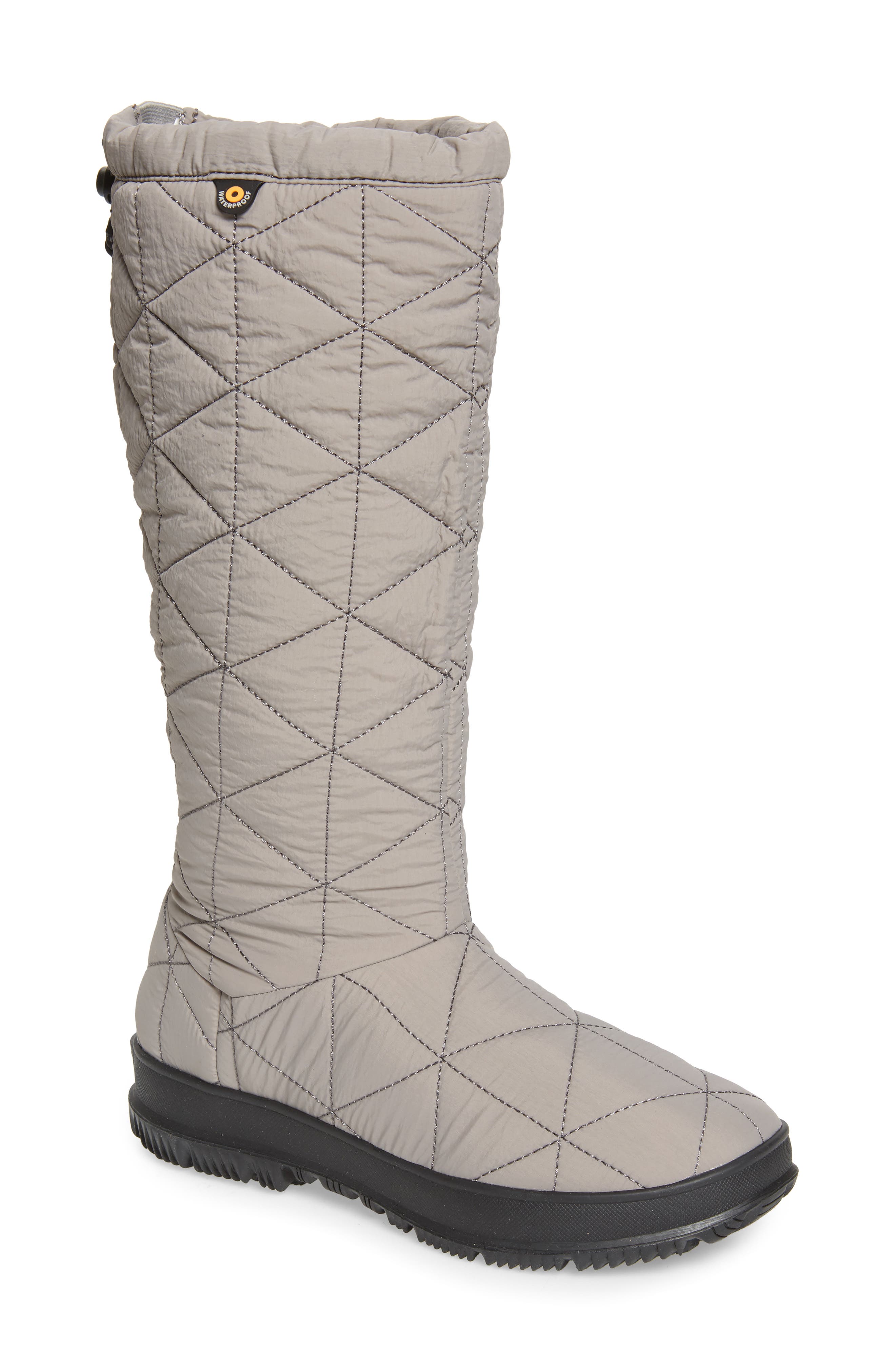 womens tall gray boots