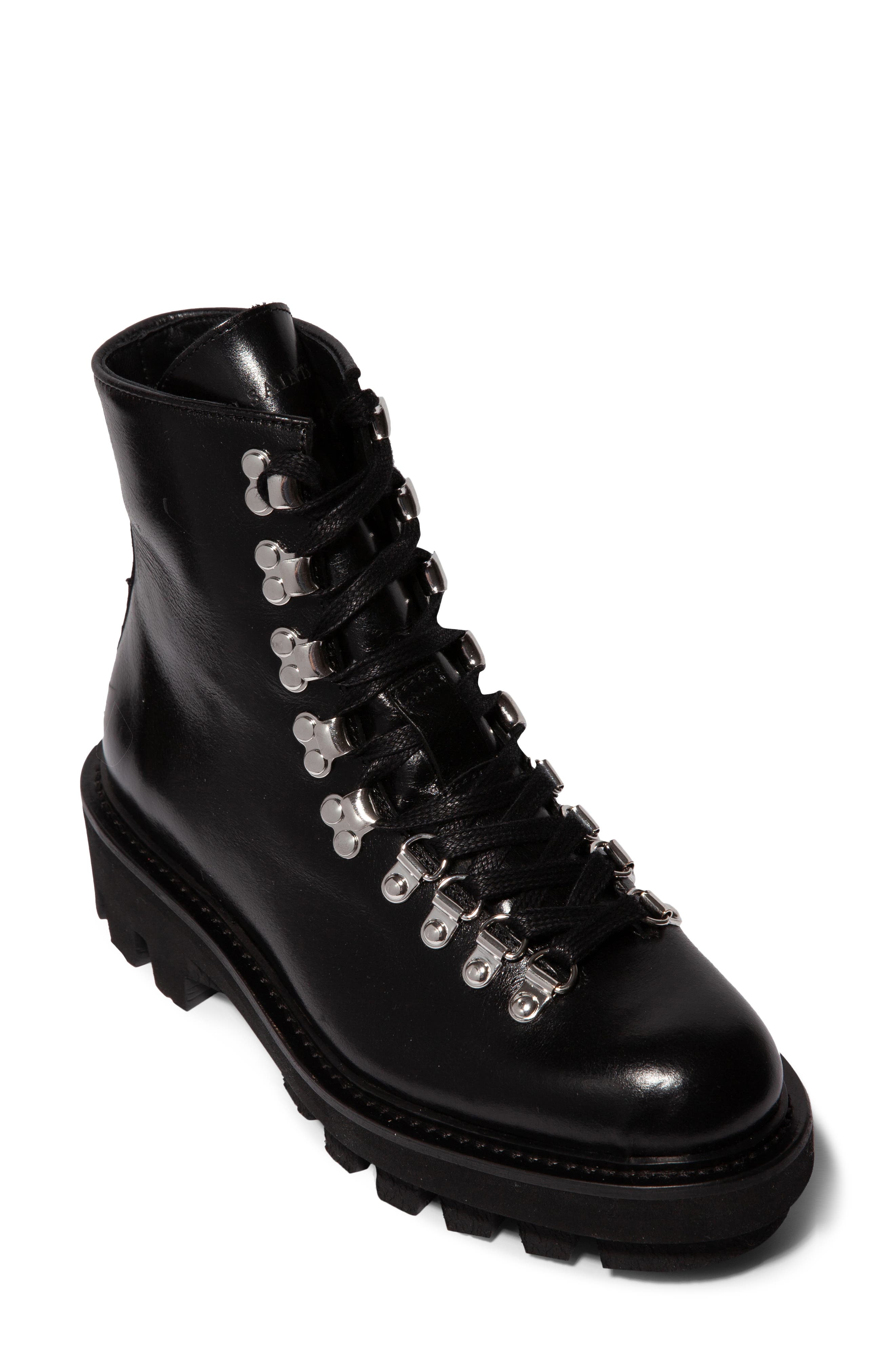 nordstrom black combat boots