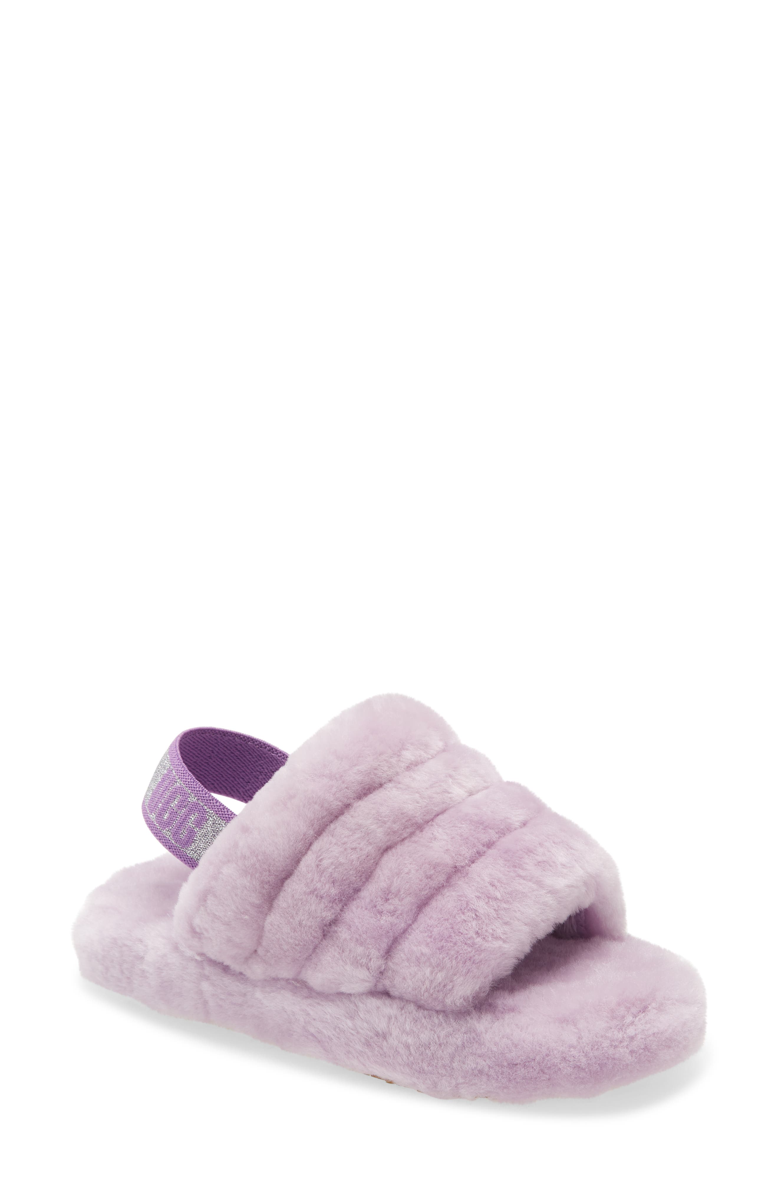 kids purple slippers