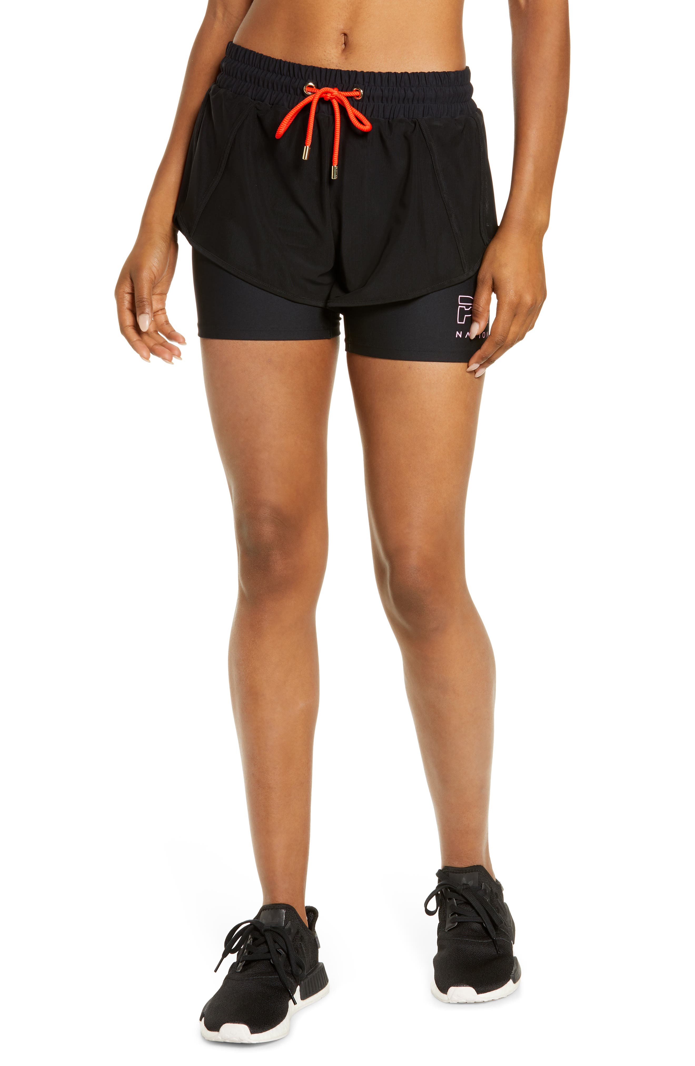 pe nation grey bike shorts