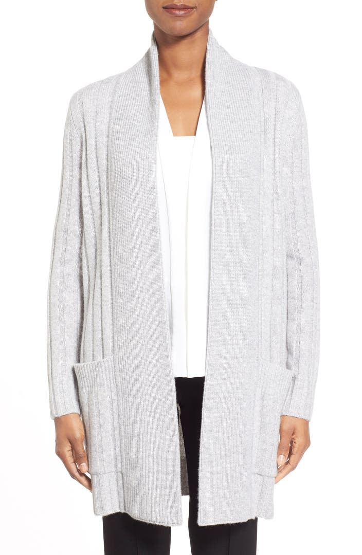 Nordstrom Collection Ribbed Wool & Cashmere Cardigan | Nordstrom