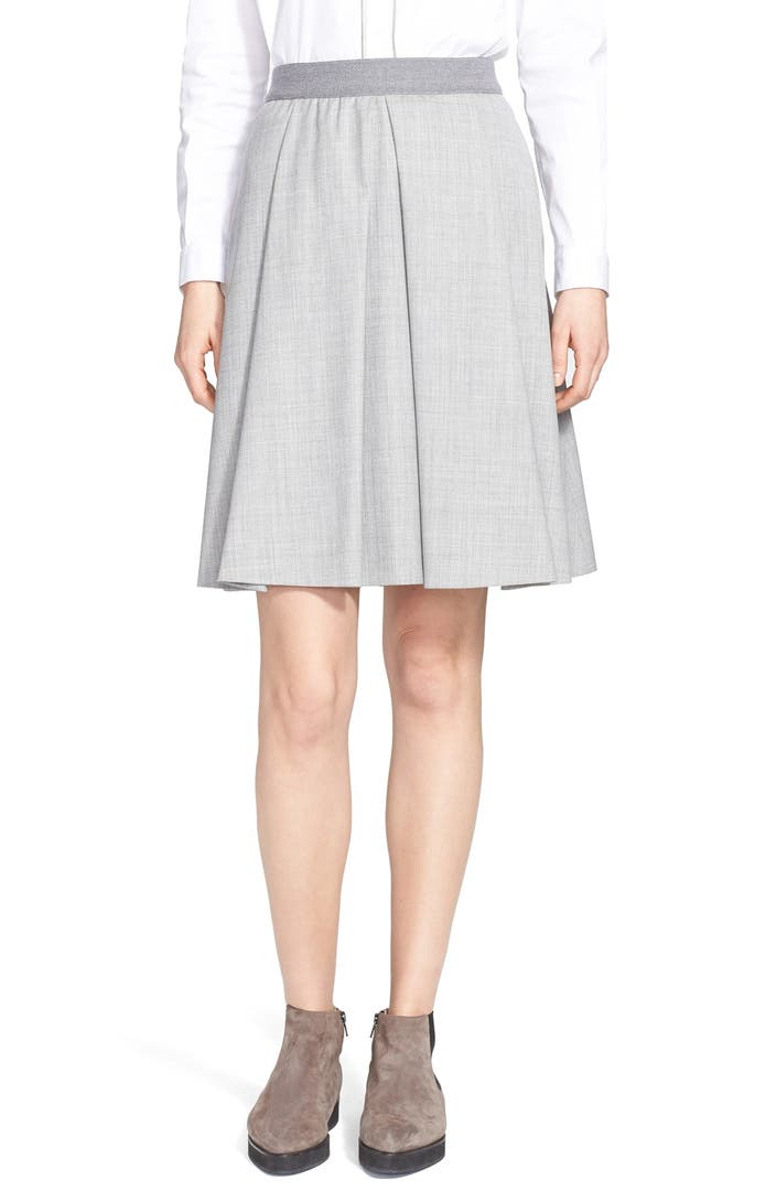 Fabiana Filippi Stretch Wool A-Line Skirt | Nordstrom