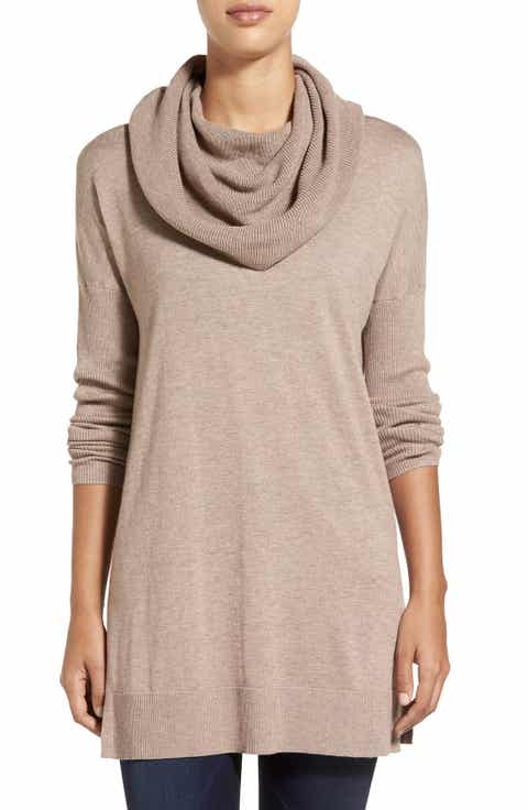 Beige Sweaters & Sweatshirts, Cowl Necks, Cable Knits | Nordstrom ...