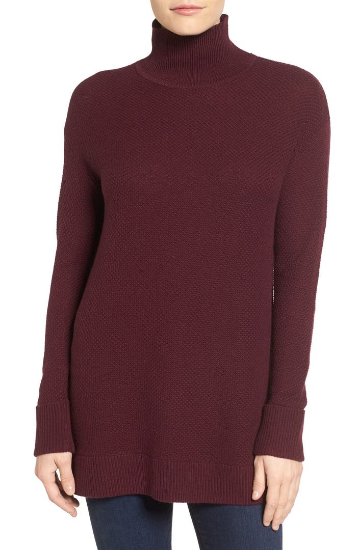Halogen® Mock Turtleneck Sweater (Regular & Petite) | Nordstrom