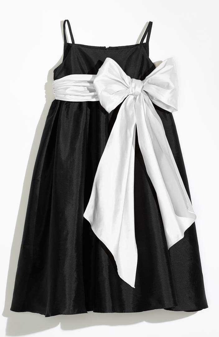 Us Angels Sleeveless Empire Waist Taffeta Dress (Toddler, Little Girls ...