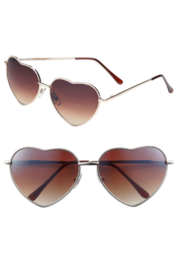 Bp Heart Shaped 58mm Sunglasses Nordstrom