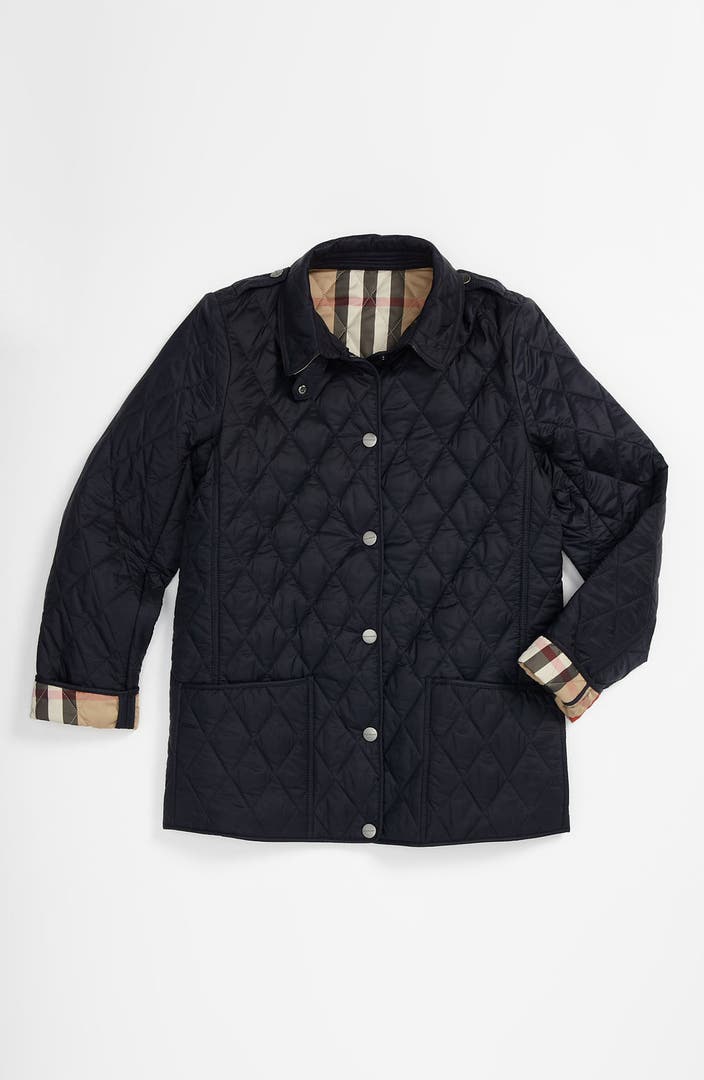 Burberry 'Mini Pirmont' Quilted Jacket (Big Girls) | Nordstrom