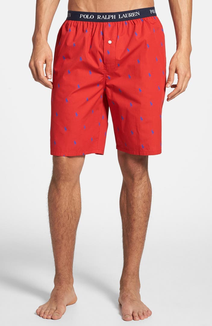 Polo Ralph Lauren Woven Pajama Shorts | Nordstrom