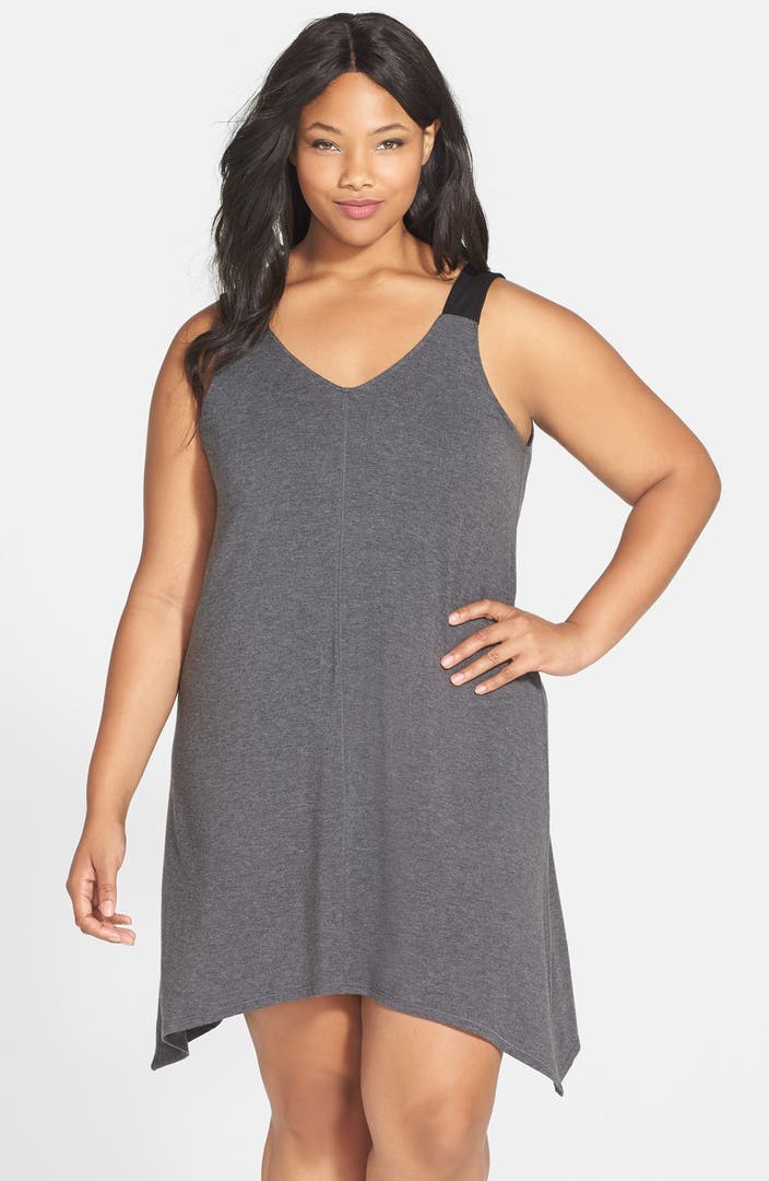 DKNY 'Urban Essentials' Jersey Chemise (Plus Size) | Nordstrom