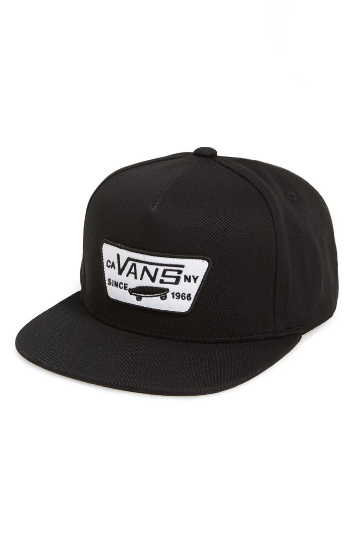 Vans 'Full Patch' Snapback Hat (Big Boys) | Nordstrom