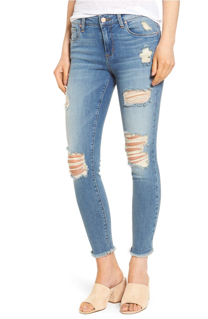 where to find womens cropped jeans in store
