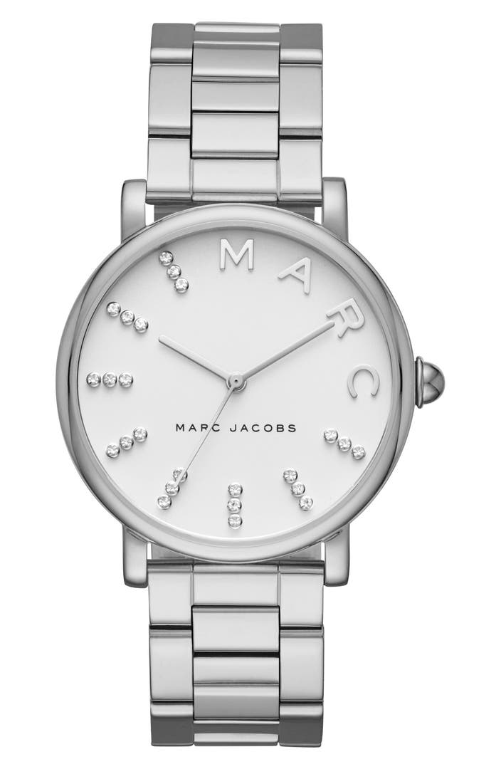 MARC JACOBS Classic Crystal Bracelet Watch, 36mm | Nordstrom