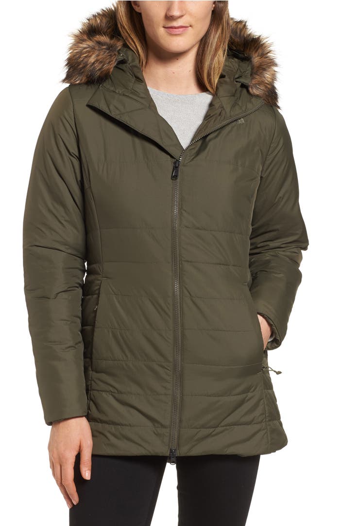 The North Face Harway Heatseeker™ Water-Resistant Jacket with Faux Fur ...
