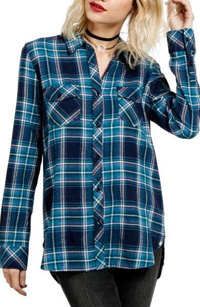 Main Image - Volcom Fly High Flannel Top