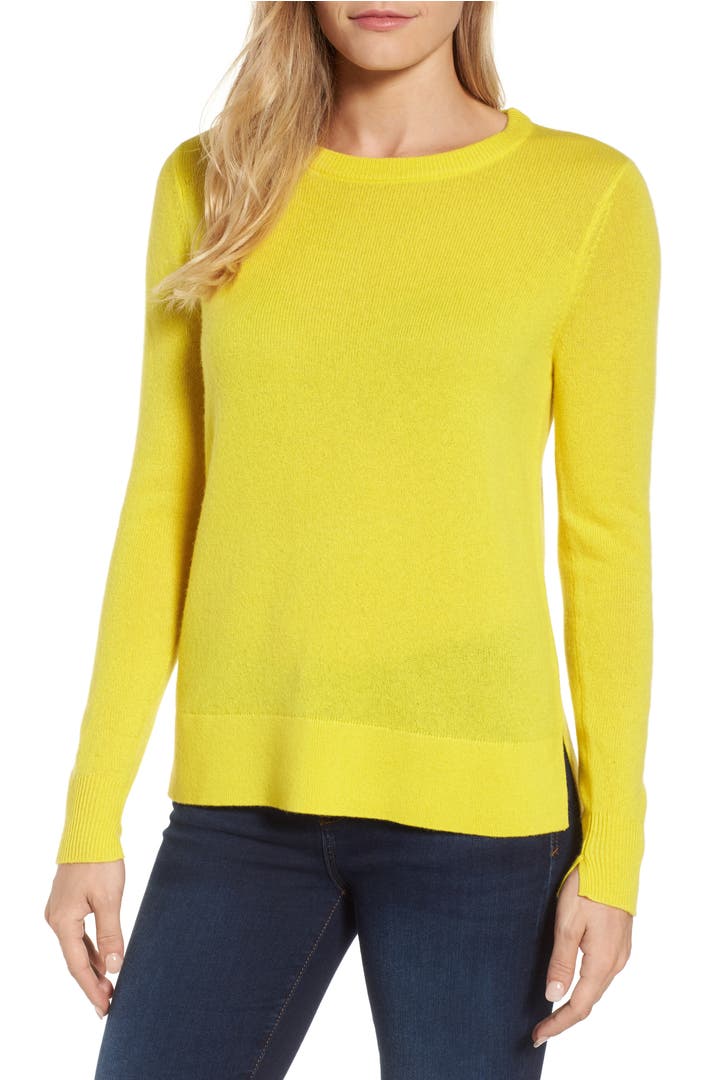 Halogen® Crewneck Cashmere Sweater (Regular & Petite) | Nordstrom