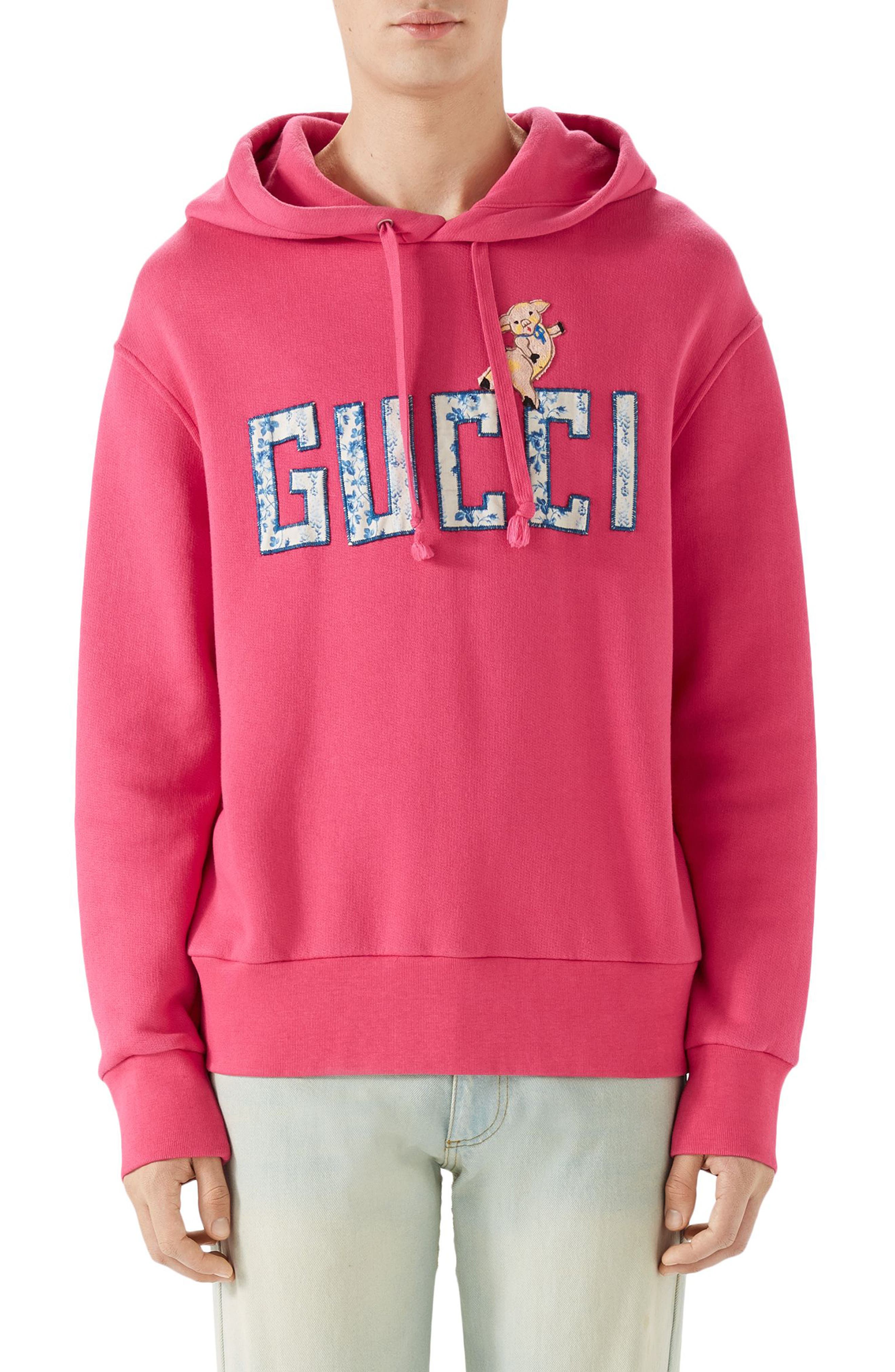 reebok classic hoodie mens pink