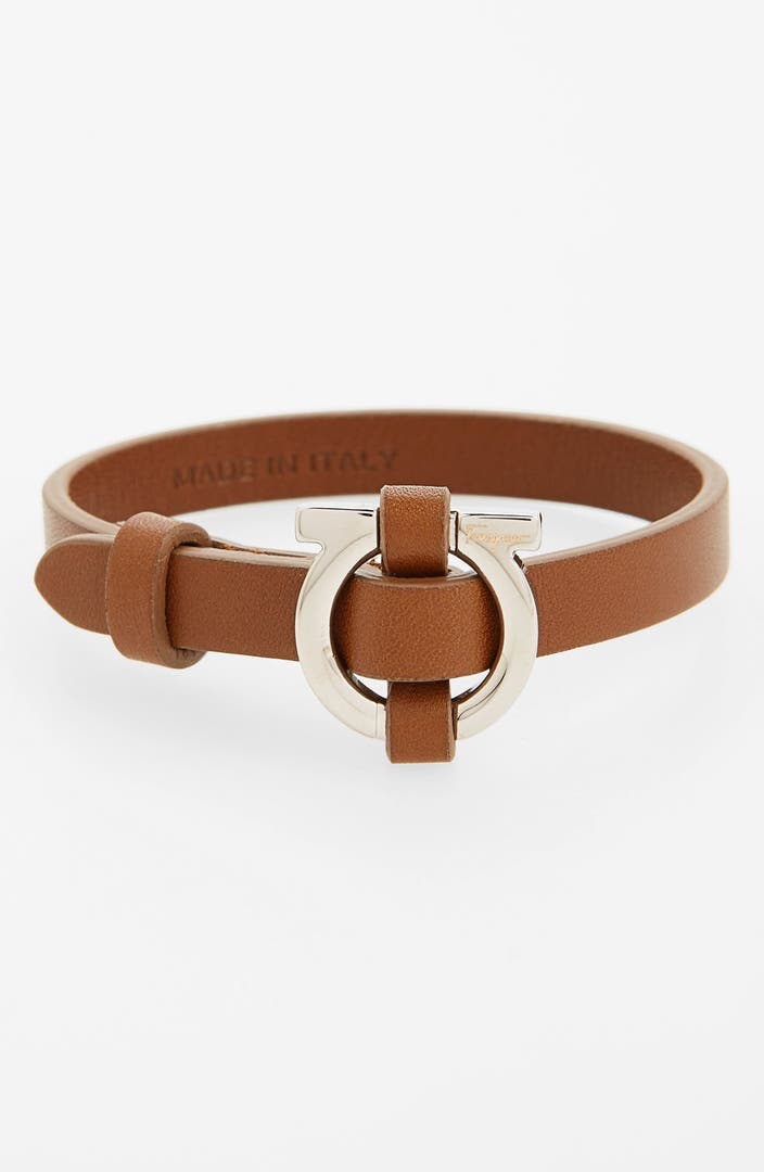 Salvatore Ferragamo Leather Bracelet | Nordstrom