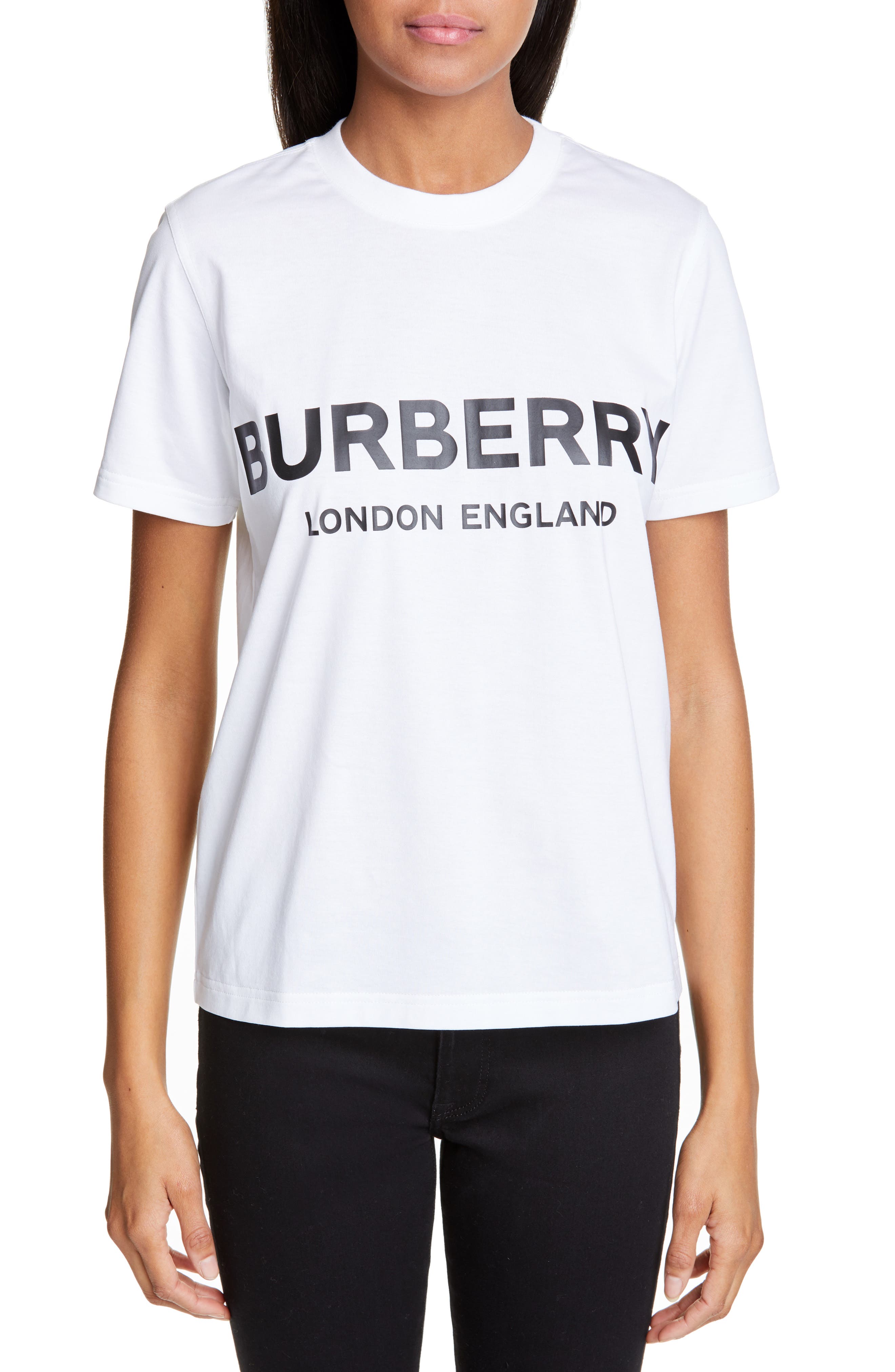 burberry print shirt womens