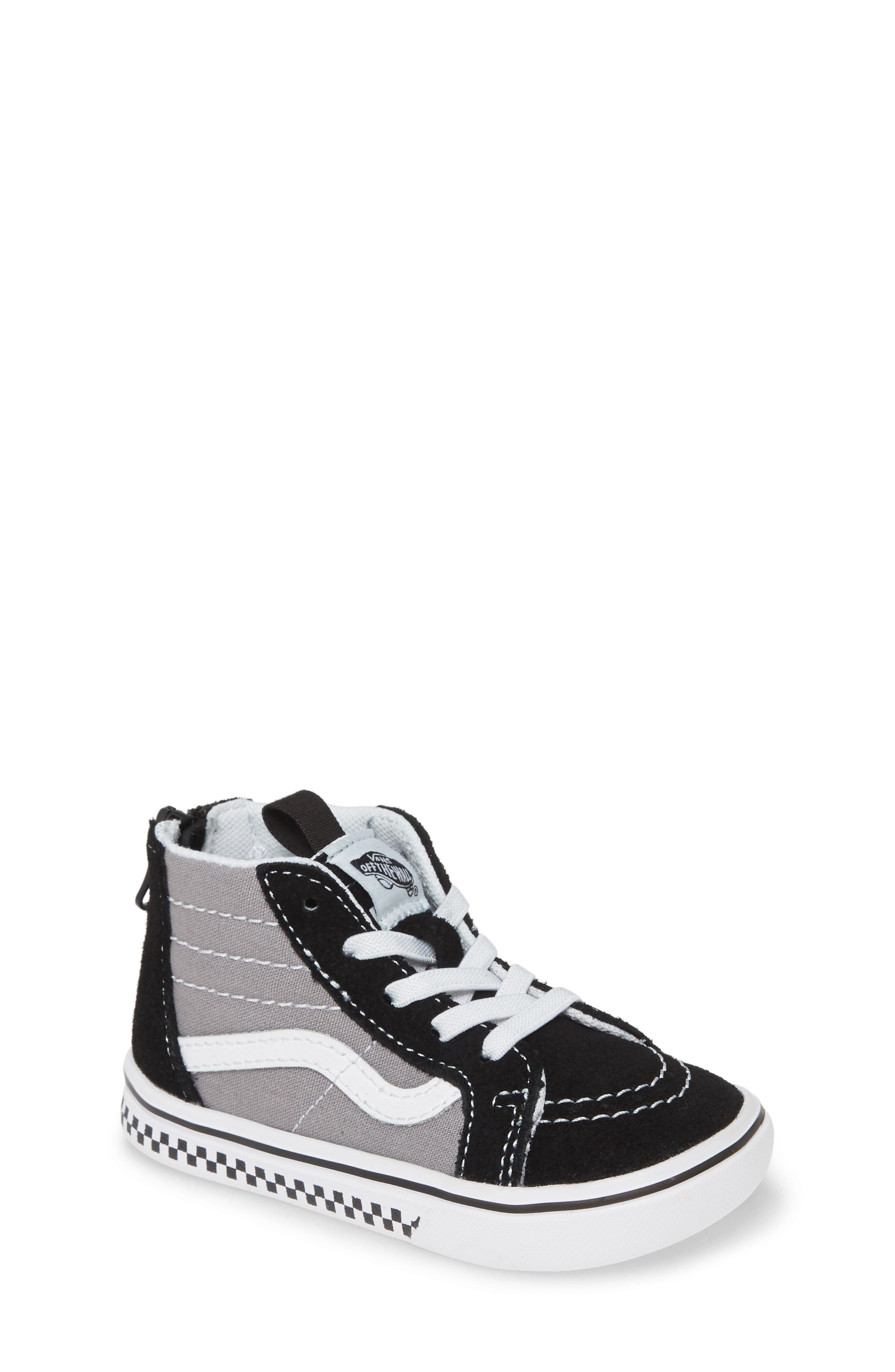 vans black and white for girls