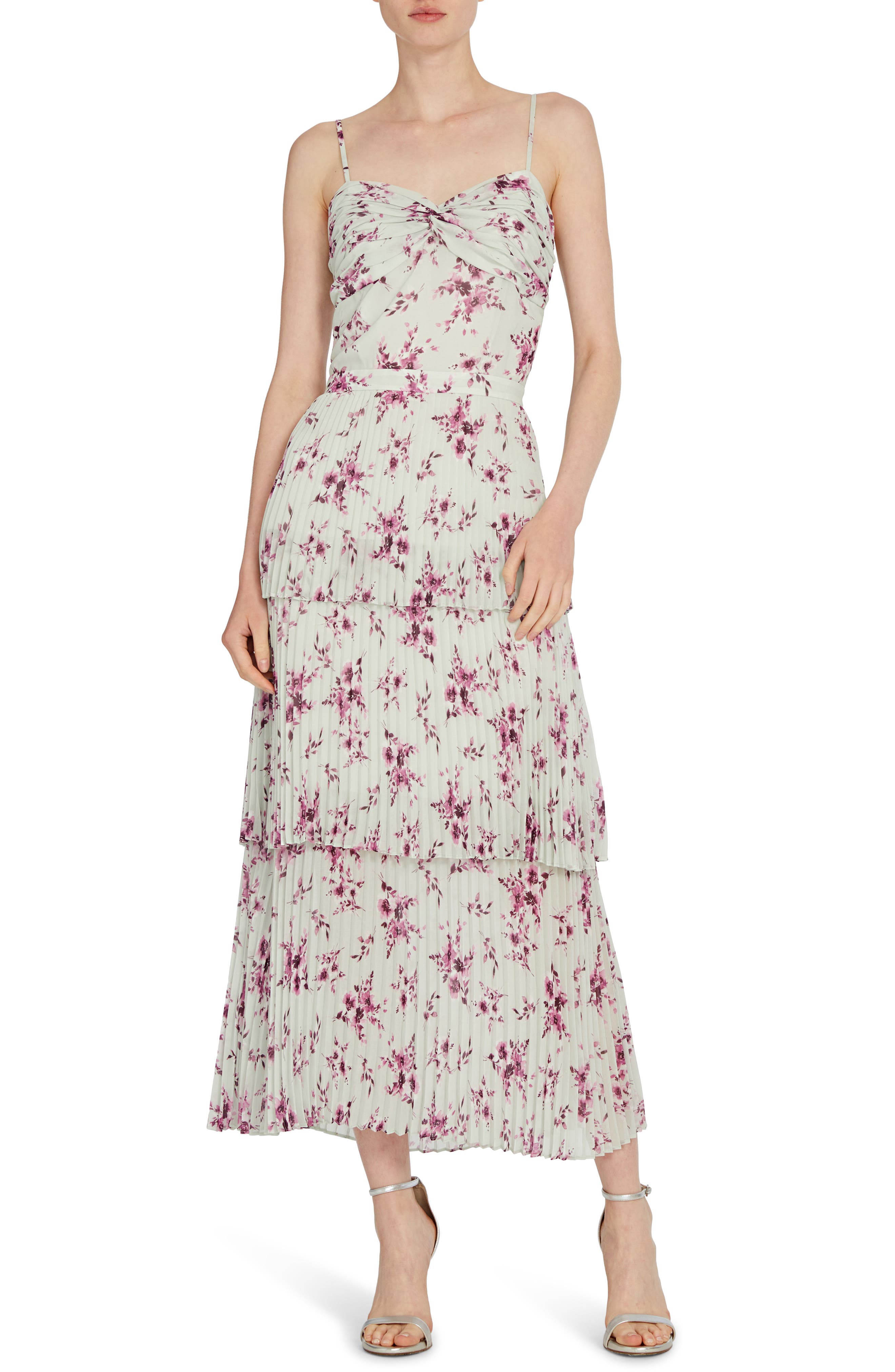 ml monique lhuillier casetta floral dress