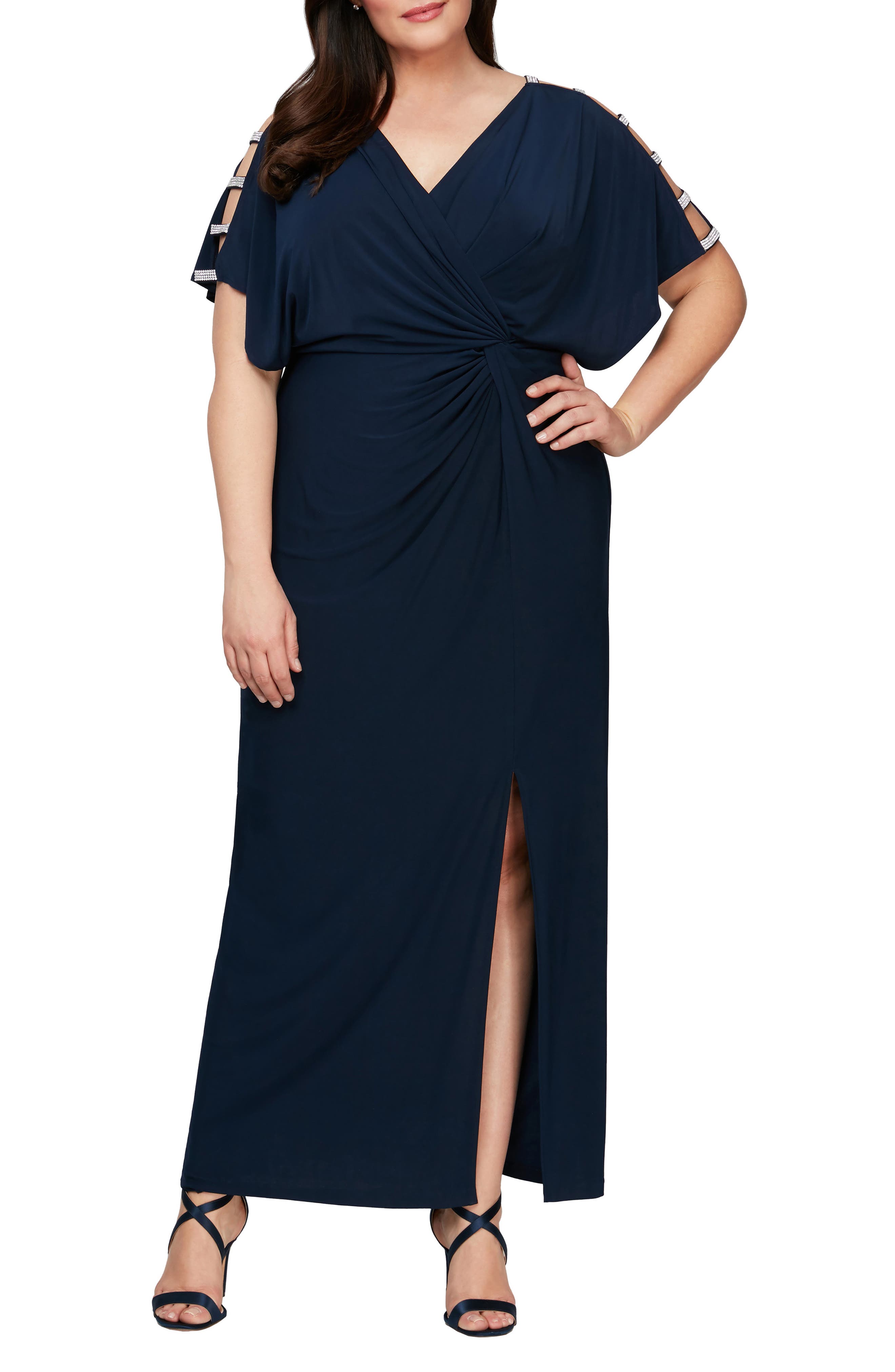 Nordstrom Dusty Blue Dress Online Sales ...