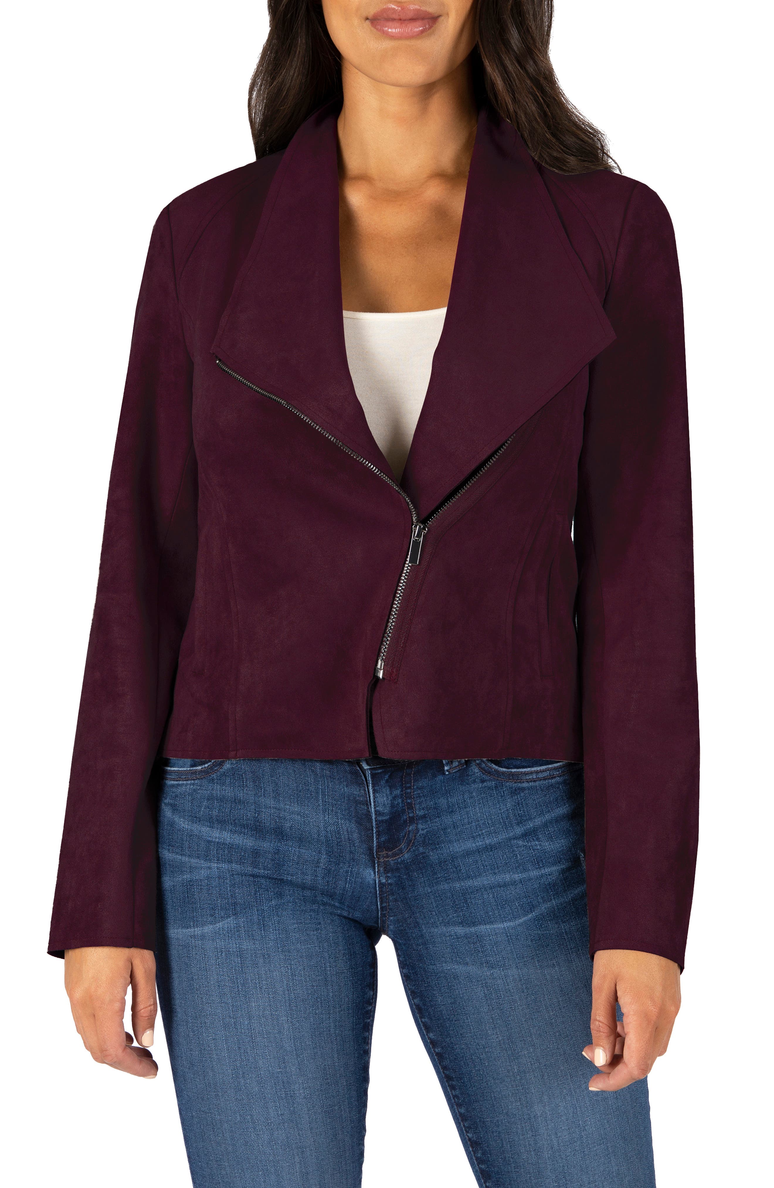 red short jacket womens