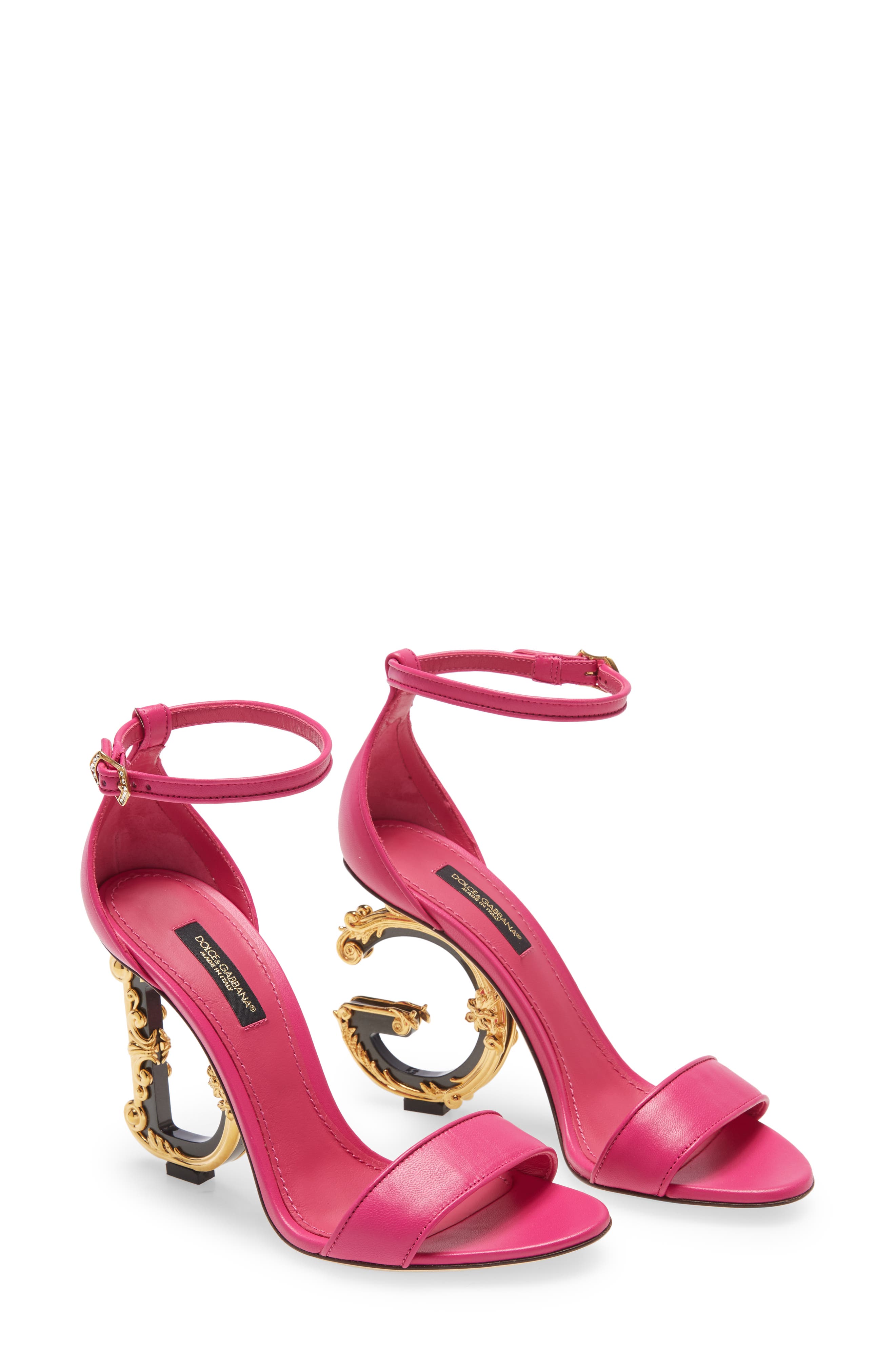 hot pink designer heels