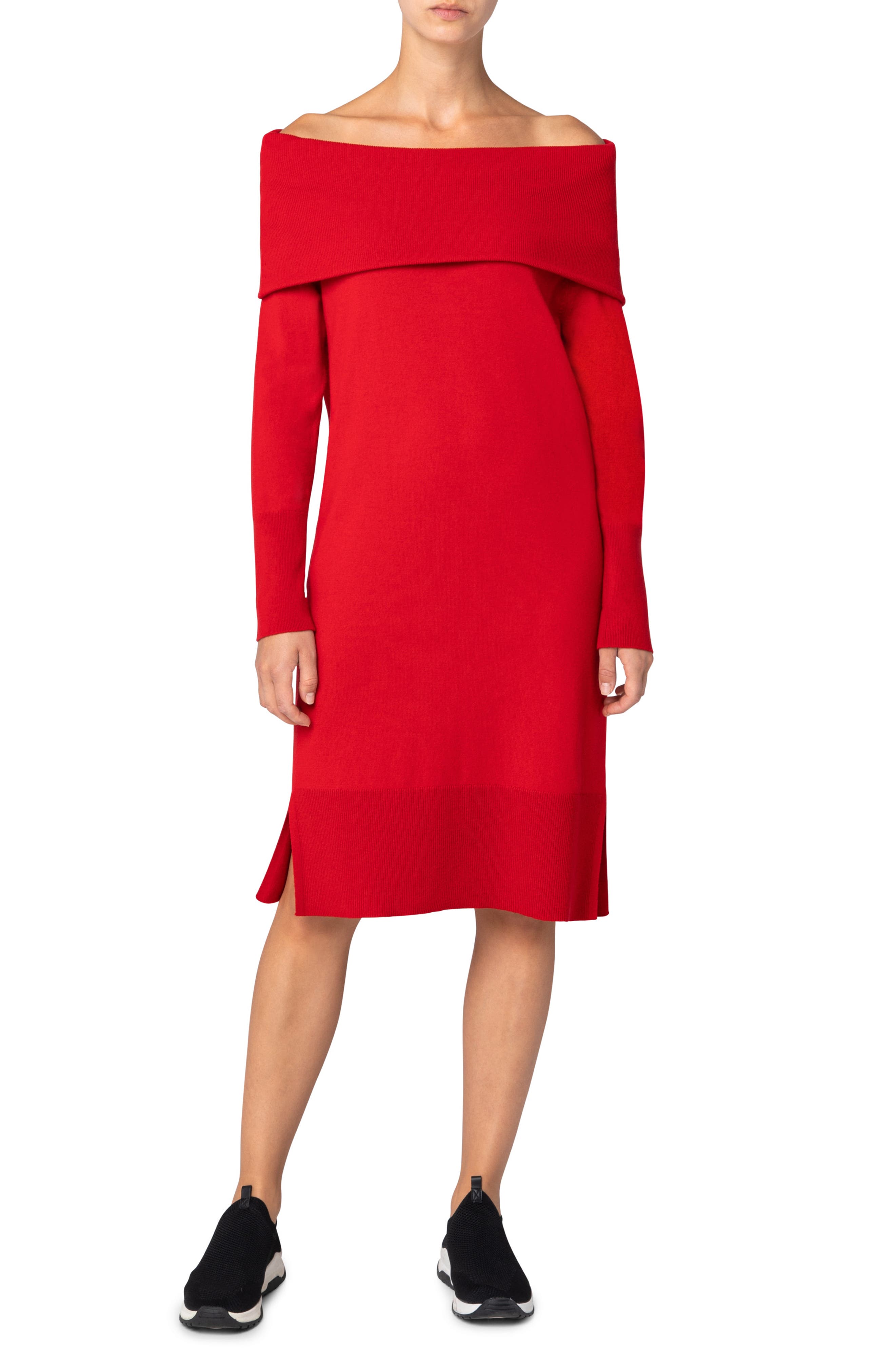 akris red dress