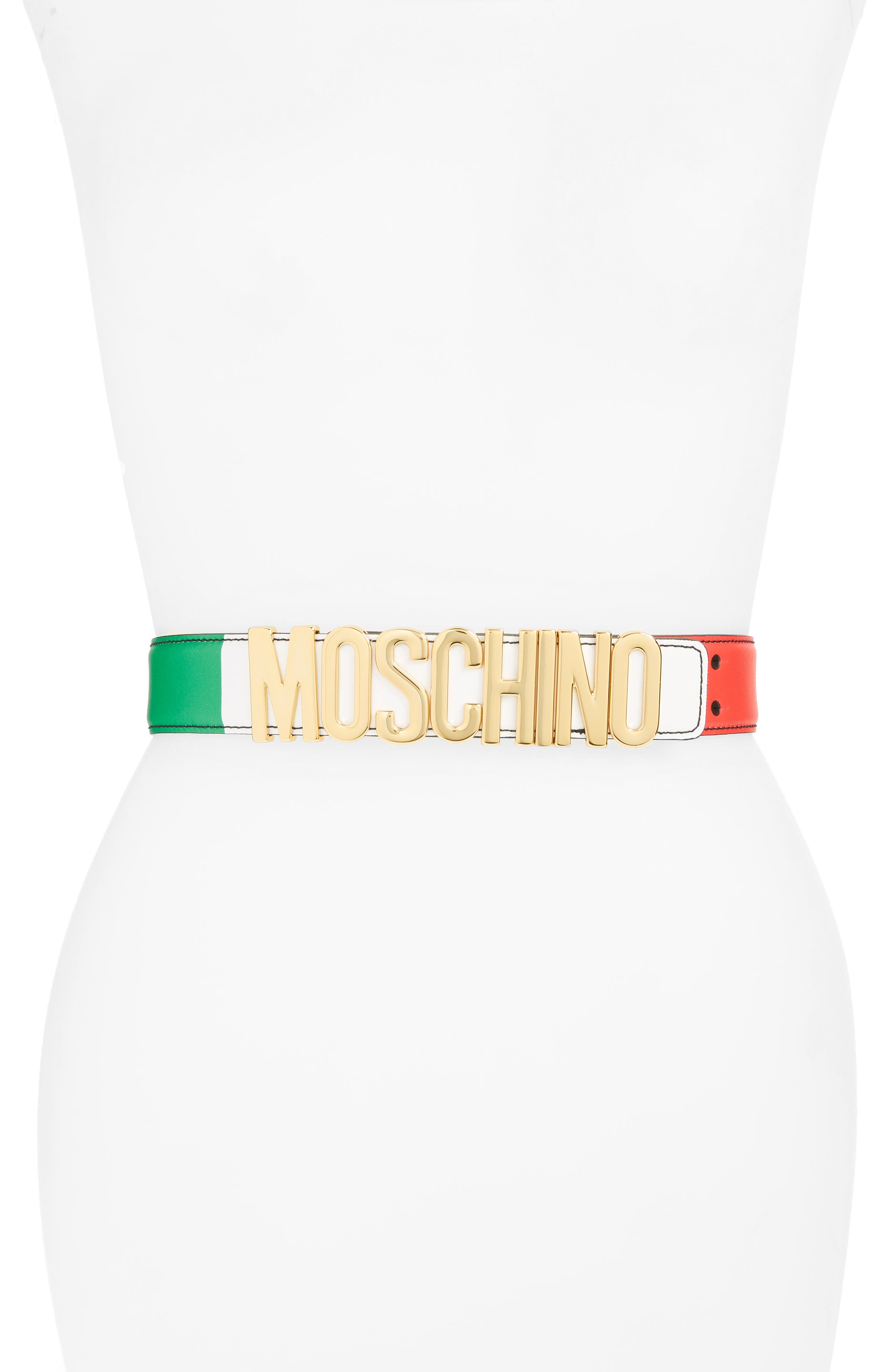 moschino designer belt