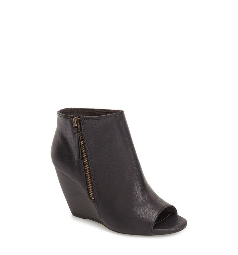 BC Footwear 'Rebellion' Peep Toe Wedge Bootie (Women) | Nordstrom