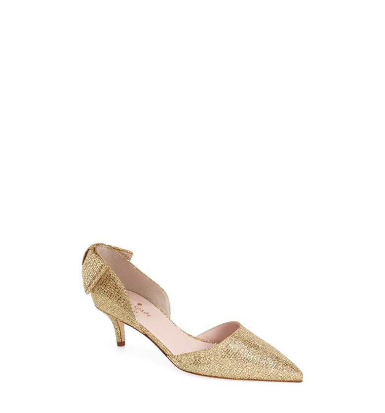 kate spade new york 'myra' d'orsay kitten heel pump (Women) | Nordstrom