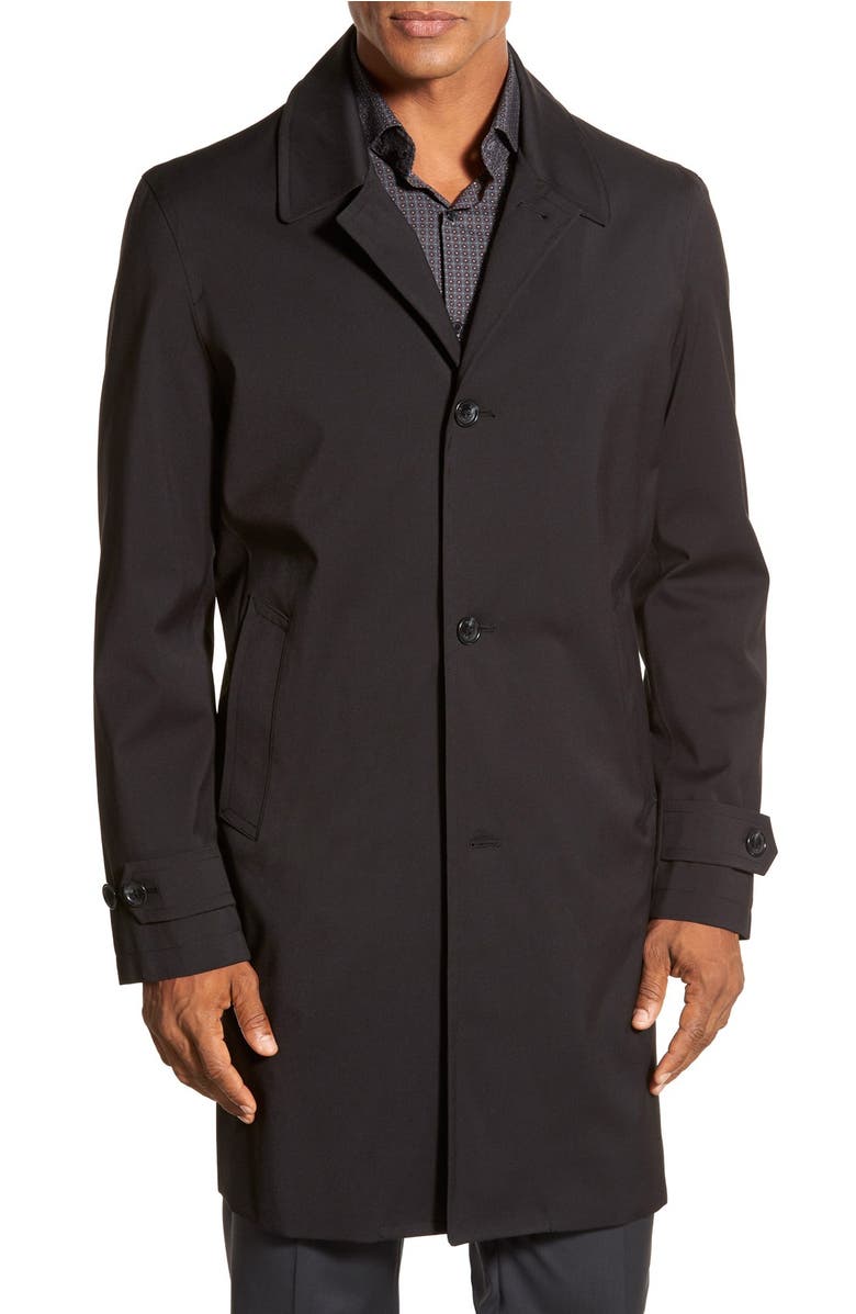 Michael Kors Trim Fit Waterproof Overcoat | Nordstrom