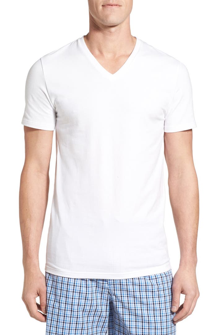 Nordstrom Men's Shop 3-Pack Stretch Cotton V-Neck T-Shirt | Nordstrom