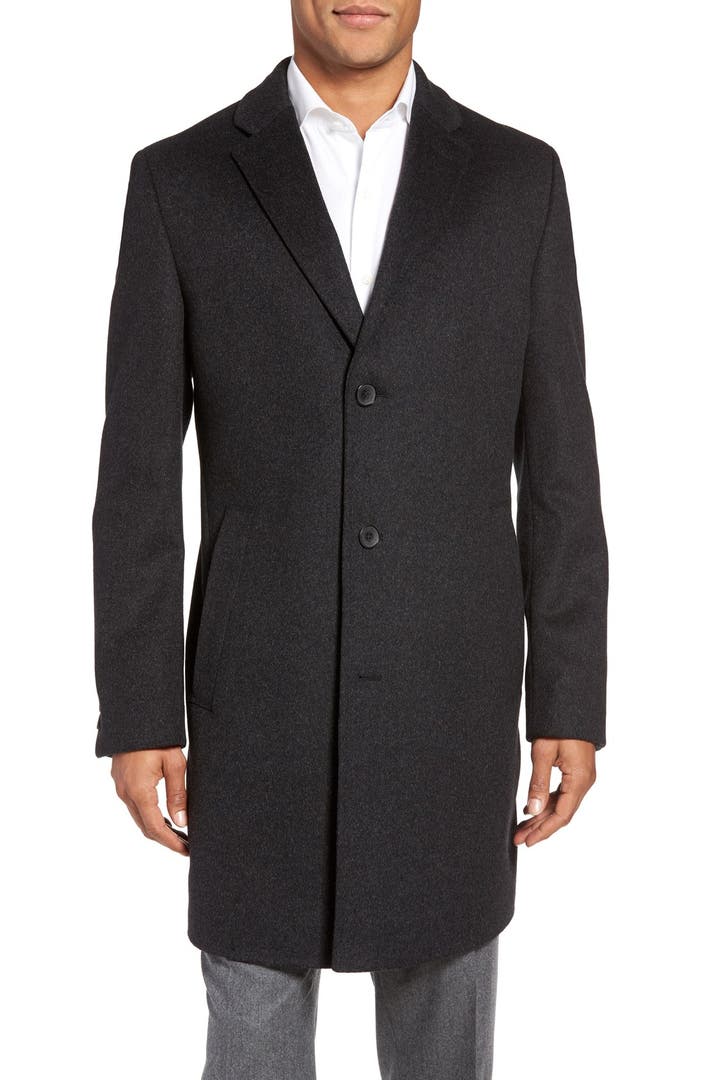 BOSS The Stratus Wool & Cashmere Overcoat | Nordstrom
