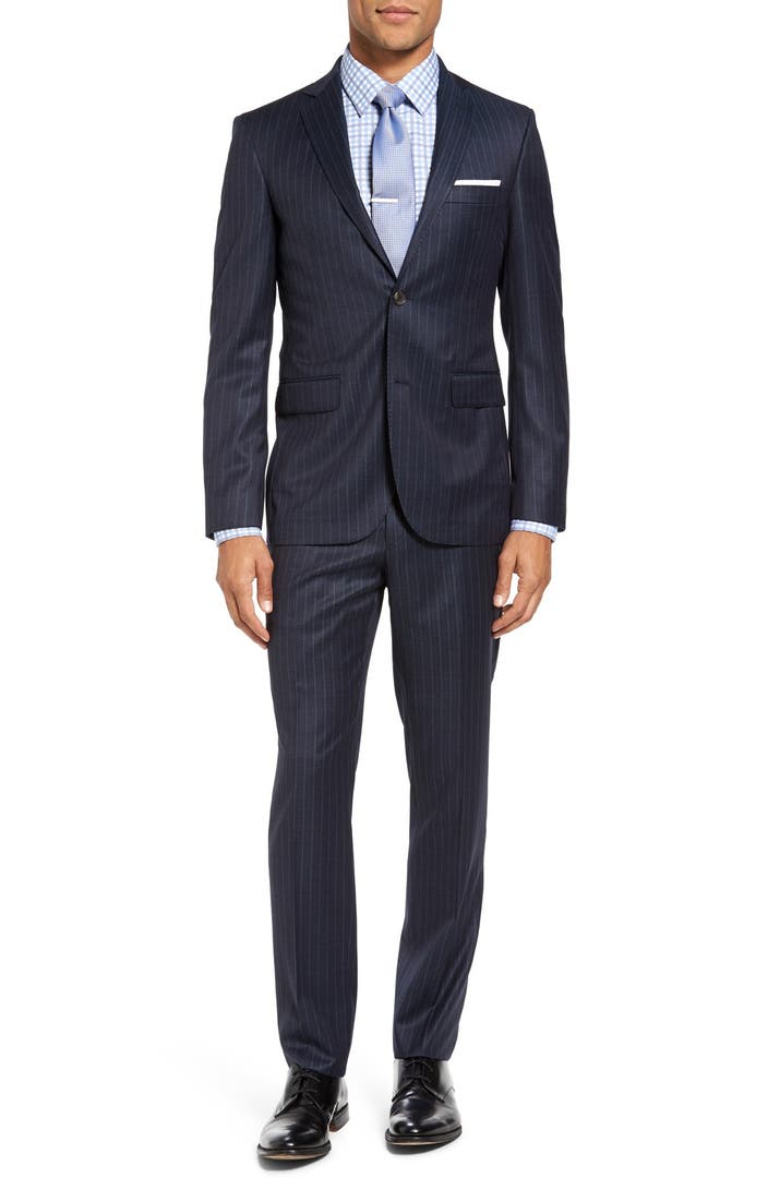 Strong Suit Shelby Trim Fit Stripe Wool Suit | Nordstrom