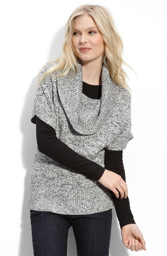 Caslon® Short Sleeve Cowl Neck Sweater | Nordstrom